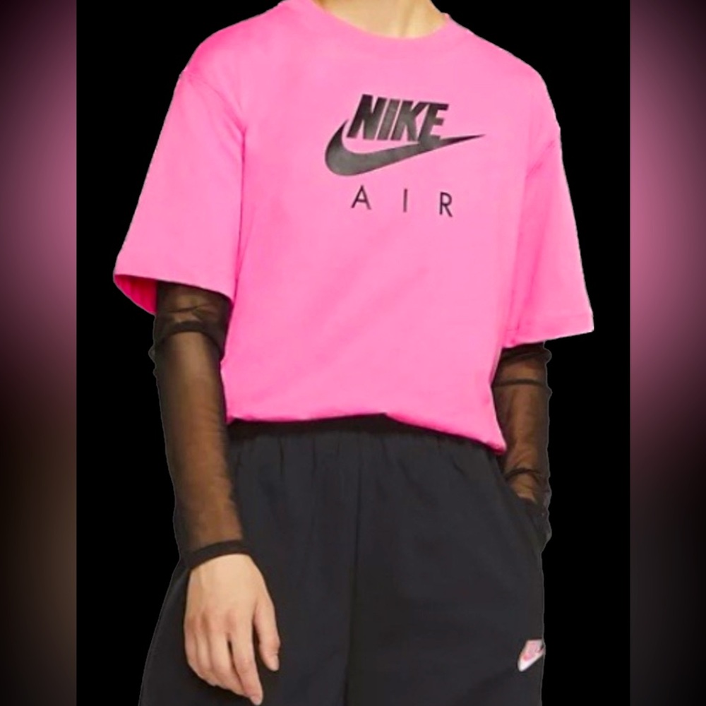 (Unisex) Nike Air boyfriend t-shirt in pink